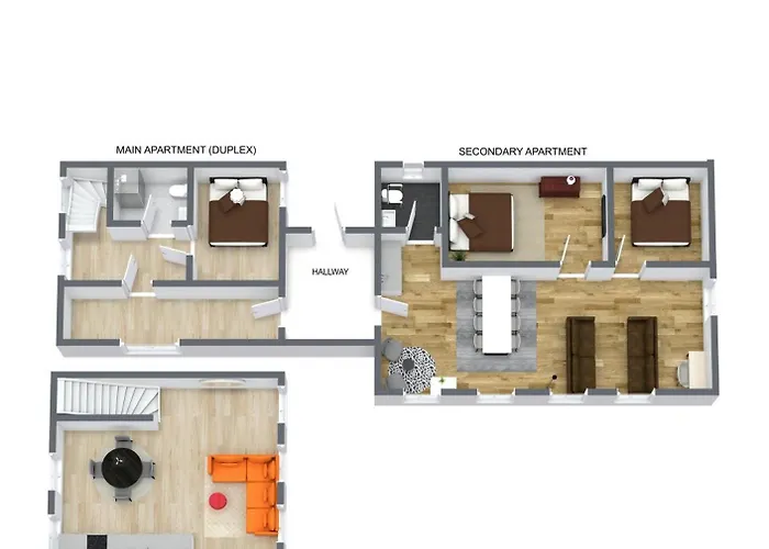 Spacious Double-Apartment For 10 In Cph City Center