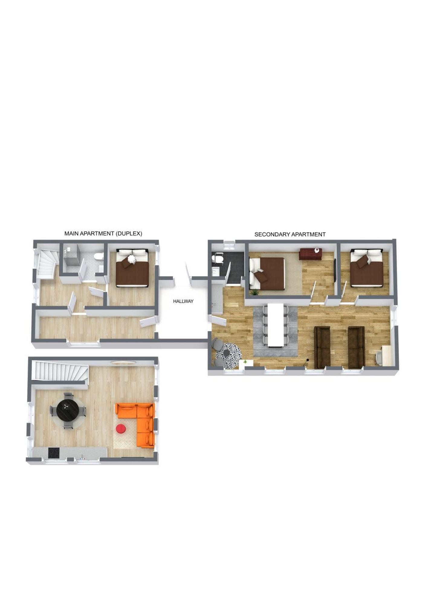 Spacious Double-apartment For 10 In Cph Center Апартаменты